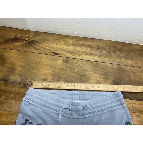 Vertigo Paris Sweat Pants Womens Size Small Gray Embroidered Floral - Picture 11 of 13